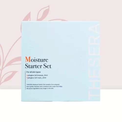 THESERA Moisture Starting Set - Hydroglow Cel Ampoule & Hydroglow Cell Cream 50ml & 50ml